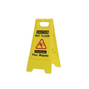 Yellow Caution Wet Floor Sign